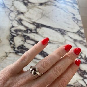 James Avery heart ring sterling silver